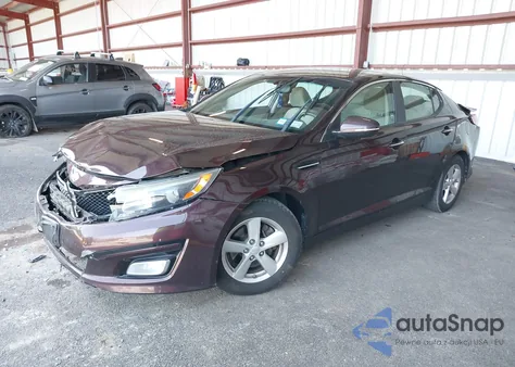 2014 Kia Optima Lx z USA, uszkodzony, nr VIN 5XXGM4A77EG268801
